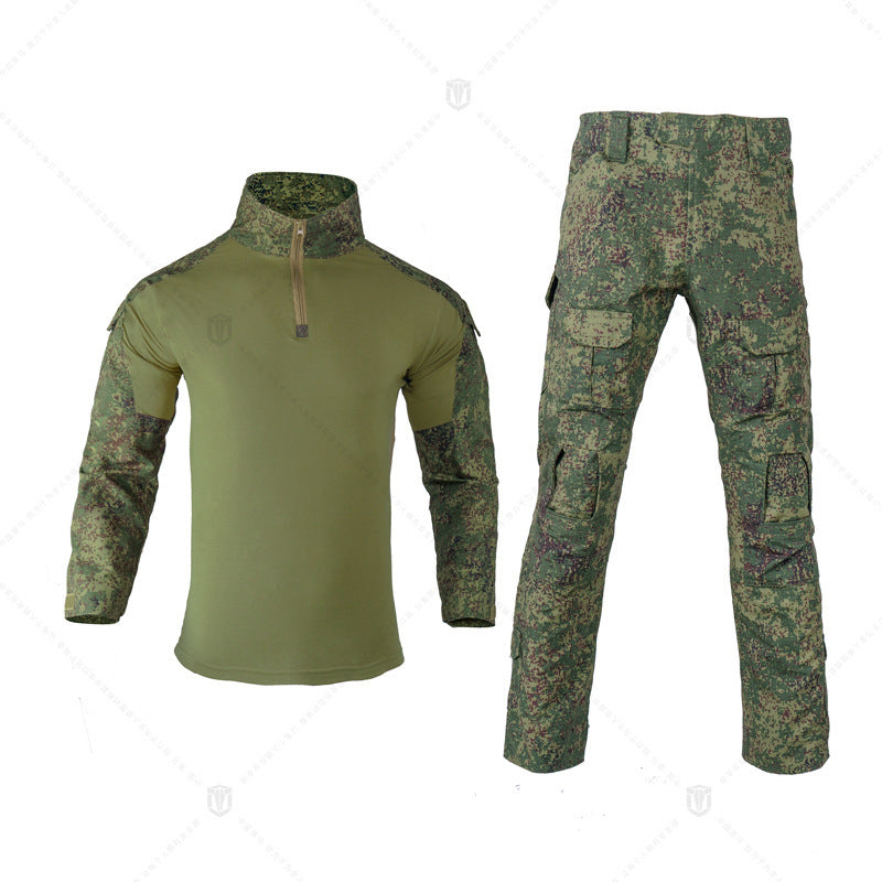G2 battle frog suit camouflage suit men's long sleeved American MC camouflage outdoor frog training suit tactical suit