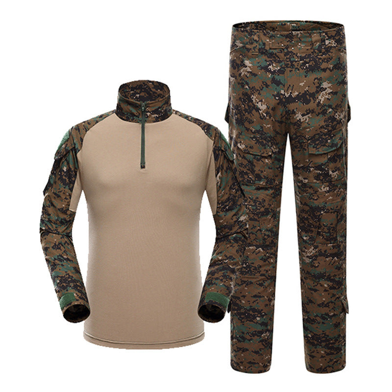 G2 battle frog suit camouflage suit men's long sleeved American MC camouflage outdoor frog training suit tactical suit