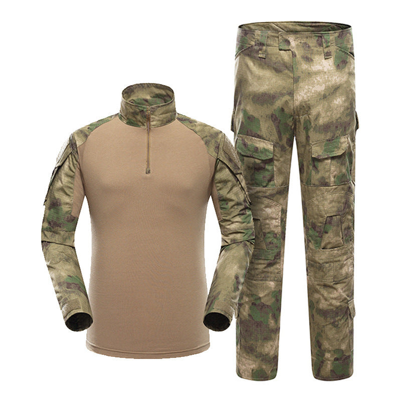 G2 battle frog suit camouflage suit men's long sleeved American MC camouflage outdoor frog training suit tactical suit