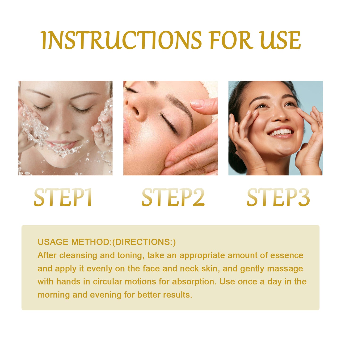 Jaysuing Bee Venom Essence, Reduces Lines Repair Dull Moisturizing Firming Skin Essence