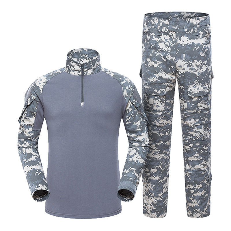 G2 battle frog suit camouflage suit men's long sleeved American MC camouflage outdoor frog training suit tactical suit