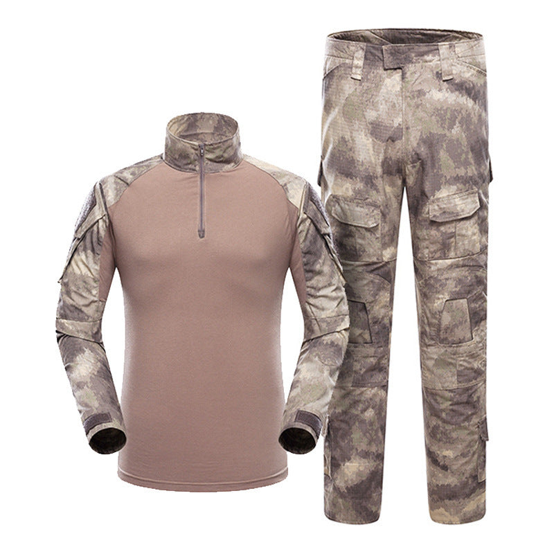 G2 battle frog suit camouflage suit men's long sleeved American MC camouflage outdoor frog training suit tactical suit
