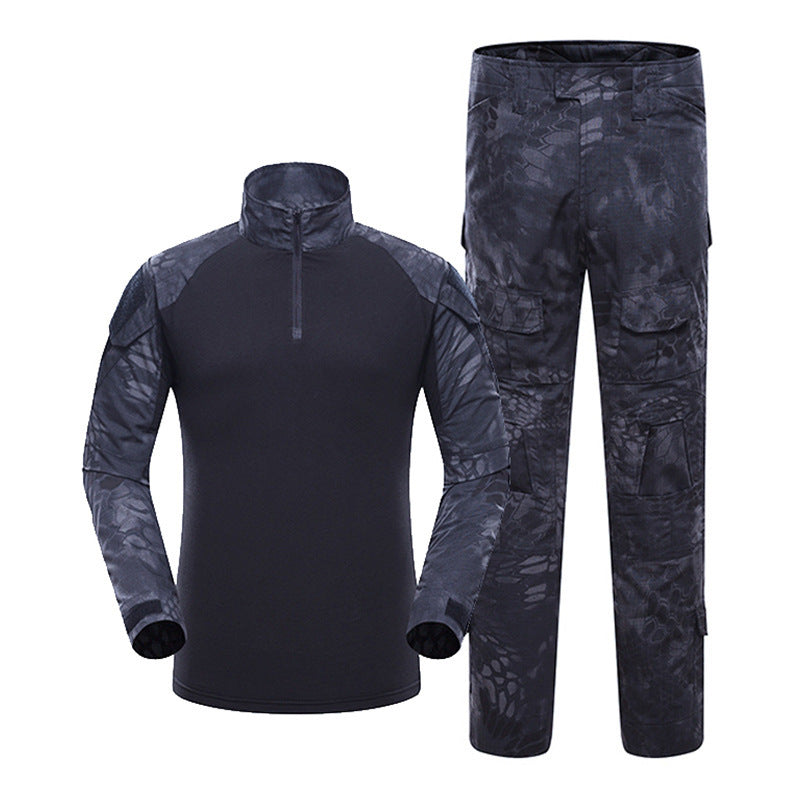 G2 battle frog suit camouflage suit men's long sleeved American MC camouflage outdoor frog training suit tactical suit
