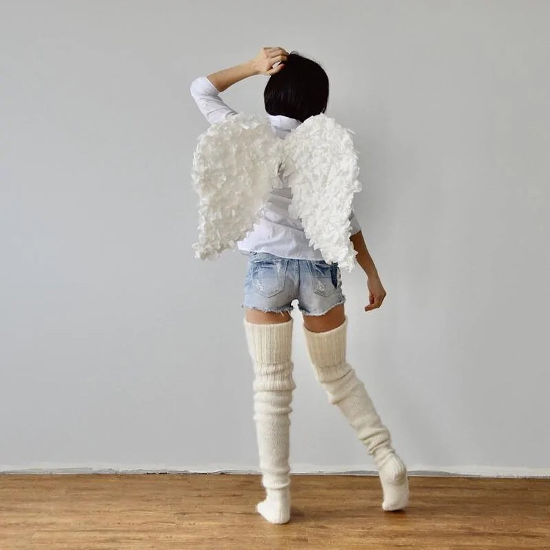 Knitted Winter Knee Socks