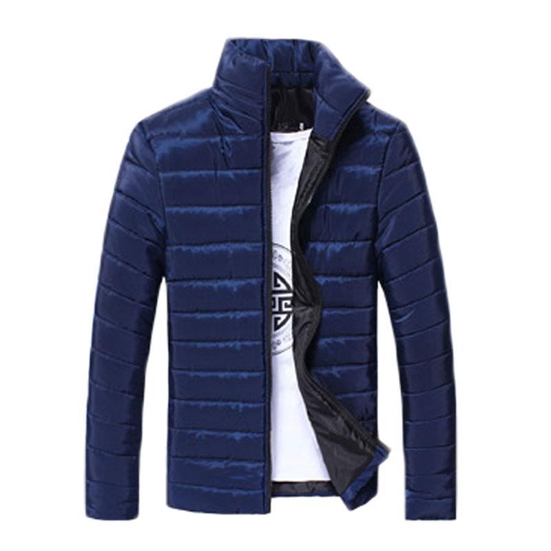 Fall-Men Solid Long Sleeve Cotton Padded Good Selling Jackets Coats
