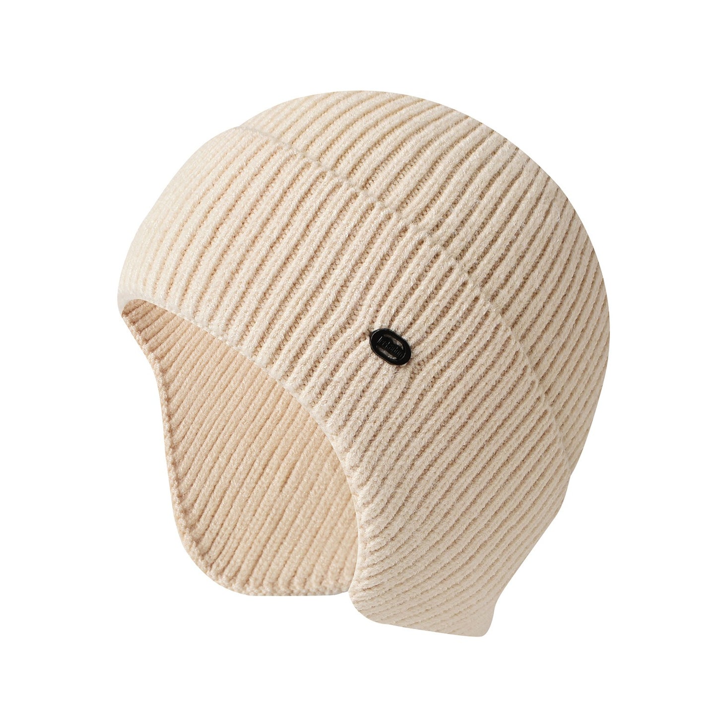 Knitted Hats In Autumn And Winter Men's And Women's Solid Color Warm Earmuffs Outdoor Cycling Wool Hats Ski Pullover Cold Hats