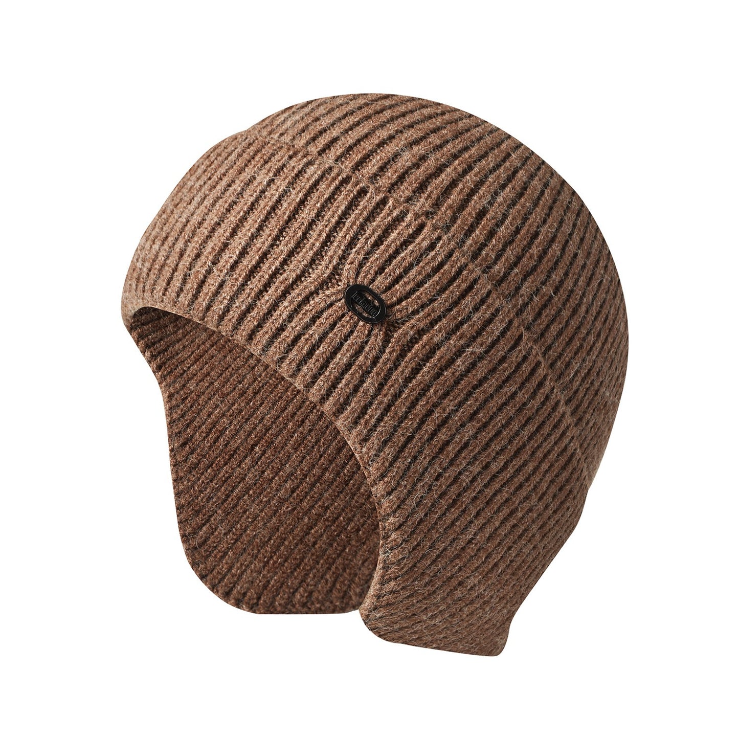 Knitted Hats In Autumn And Winter Men's And Women's Solid Color Warm Earmuffs Outdoor Cycling Wool Hats Ski Pullover Cold Hats