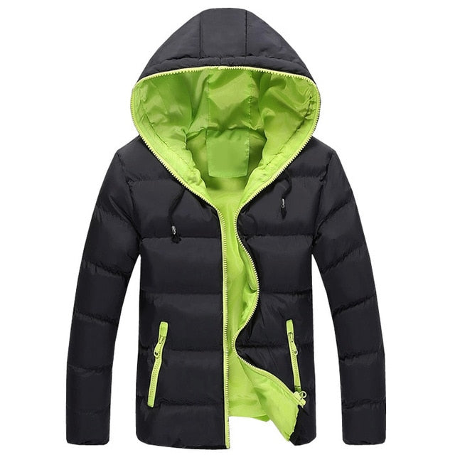 Presale Jackets Men Winter Casual Outwear Windbreaker Jaqueta Masculino Slim Fit Hooded Fashion Overcoats Homme Plus Size