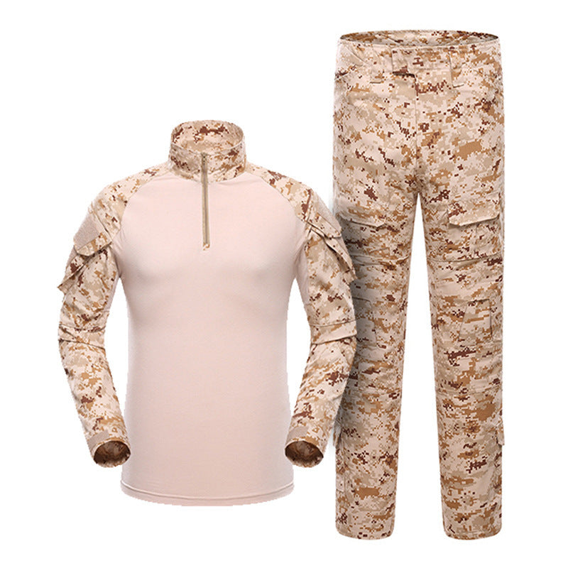 G2 battle frog suit camouflage suit men's long sleeved American MC camouflage outdoor frog training suit tactical suit