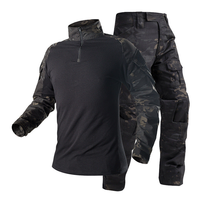 G2 battle frog suit camouflage suit men's long sleeved American MC camouflage outdoor frog training suit tactical suit