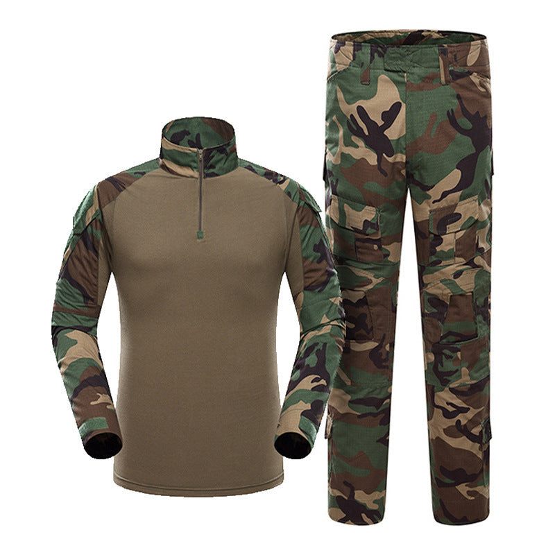 G2 battle frog suit camouflage suit men's long sleeved American MC camouflage outdoor frog training suit tactical suit