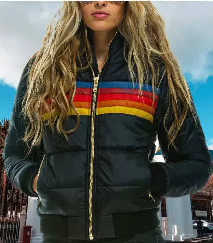 Winter Women's Jacket Hooded Parkas Oversize Pocket Back Velvet