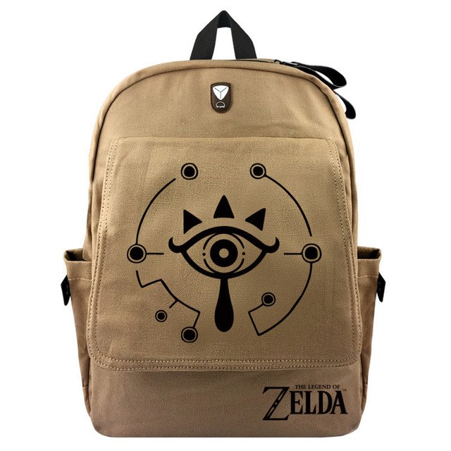 Anime The Legend of Zelda Wild Breath Triforce Backpack Laptop School Bag Shoulder Bag