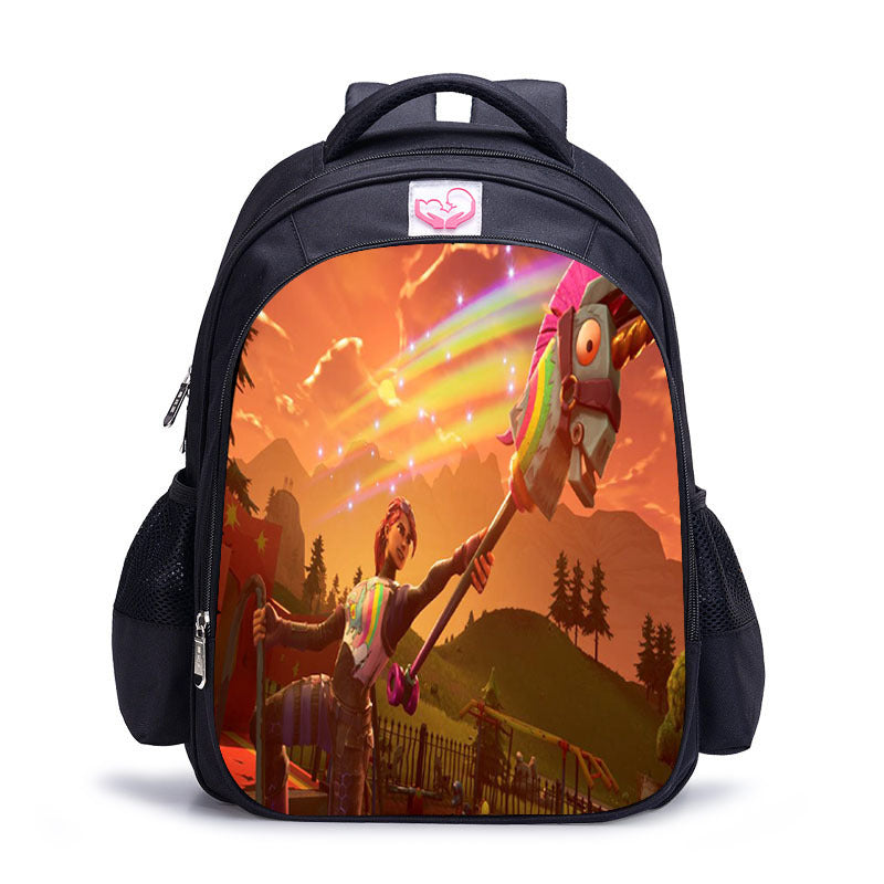 Game Battle Royale Children Schoolbag Famous Cartoon Character Backpack for Teenager Boys and Girls Mochila Infantil